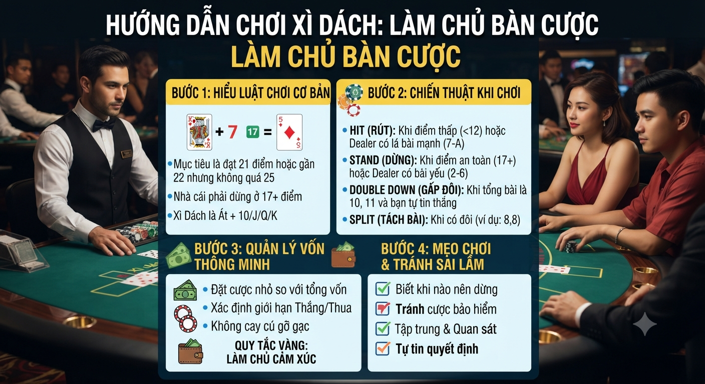 chơi xì dách như thế nào